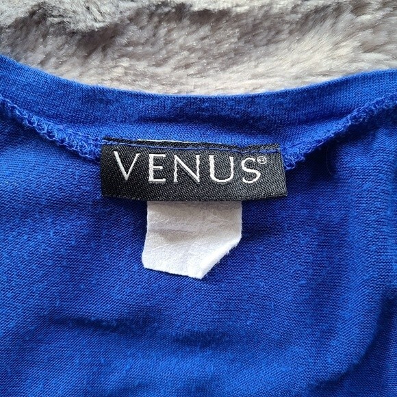 Venus Sparkle Shoulder Top - Blue - Picture 7 of 9